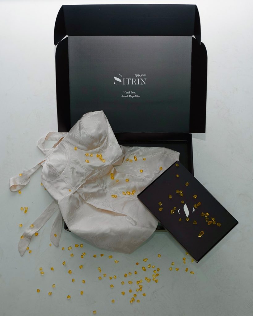 Sitrin packaging design.